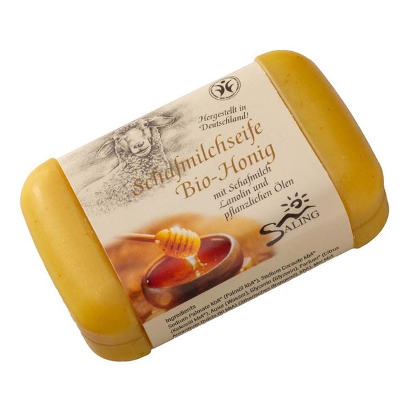 Saling Sheep's Milk Soap - Honey, 100 g (Pack of
