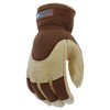 West Chester Deerskin Split-Leather Palm Men's Work Gloves, Thinsulate Lining,