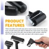 Swpeet 2 Pack Black Rubber Roller, Brayer Roller, Hard Rubber,