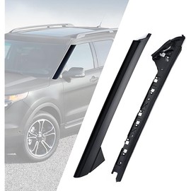 Windshield A-Pillar Molding Trim Kit Left Driver Side Compatible with 2011-2019 Ford Explorer Replaces: 926-450, BB5Z7803137AA, BB5Z7803145AA