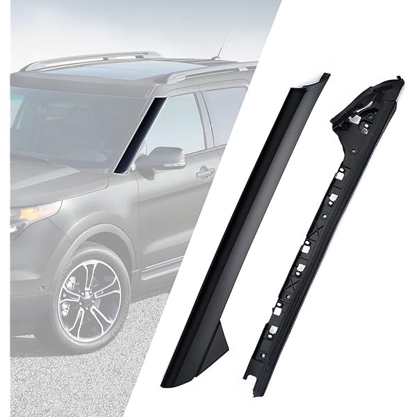 Windshield A-Pillar Molding Trim Kit Left Driver Side Compatible with