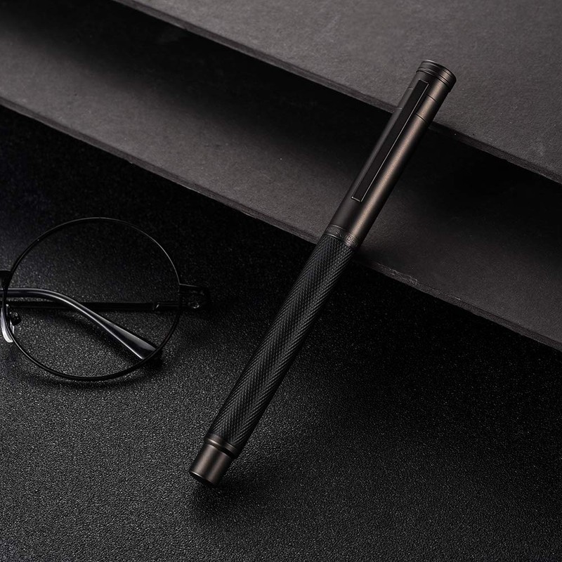 Kurokimori Fountain Pen,Extra Fine Point, Metal Gift Box, Hongdian