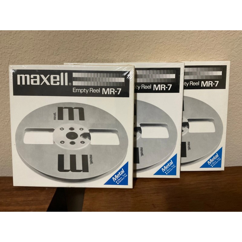 Maxell MR-7 Metal Empty Reel 18 cm (7") - ORIGINAL(1)