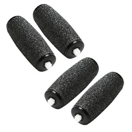 Healeved 4pcs Extra Coarse Replacement Roller for Electric Foot File Compatible Pedicure Devices Gentle Feet Suitable for Wet Dry Use for Softening Hard Skin