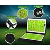 YCConcept Magnetic Soccer Coaching Board Tactical Clipboard Kit with Dry