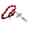 Westmon Works Ladybug Rosary Chaplet Ceramic Prayer with Metal Cross