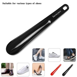 Sarmyarc Shoe Horn,2 Pack Plastic Shoe Horns, 10.3 Inches - Shoe Horns for Men, Women,Seniors& Kids Portable for Travel Use