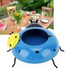 5.4cm Diameter Flower Pot Decor Ladybug Shaped Smoothing Surfaces Iron