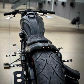 KEEPDSGN Motorcycle 1" Drag Bars Handlebars For Harley Sportster 883 1200 Chopper Bobber