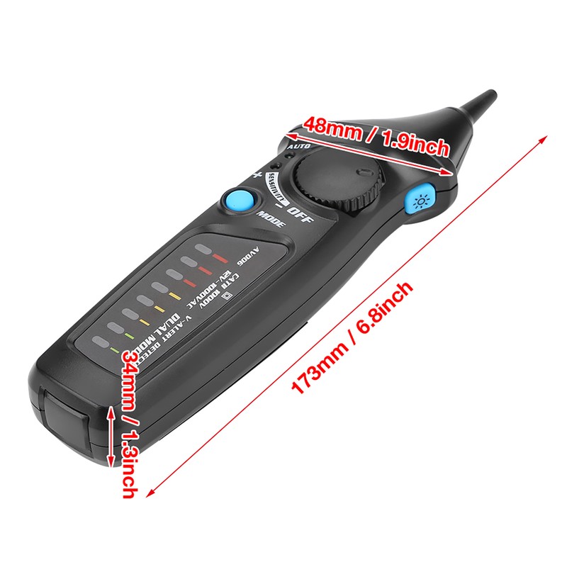 Bside AVD06 AC12-1000V NOn contact Voltage Electric Testing Detector Dual