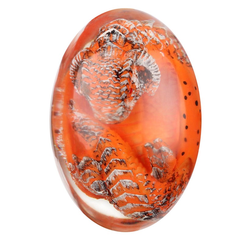 Lava Dinosaur Egg Crystal Lava Dragon Egg Resin Sculpture Souvenir