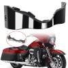 Unbranded Gloss Black Batwing Lower Trim Skirt Fairing For Harley