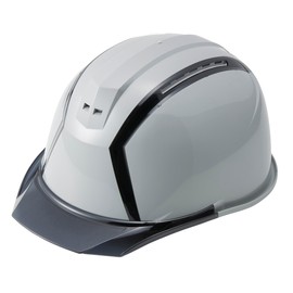 Sumibe Techno Plastic MXC-B Helmet, For Work, With Air Vents, Pastel Gray/Smoke
