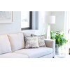 Lex's Linens Set of 2 Crushed Velvet Cushion Covers (Silver)