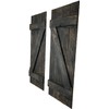 BarnwoodUSA | Rustic Farmhouse Window Shutters (Set of 2) |