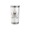 Dripping Skull Swords Skeleton Jolly Roger Flag Pirates Stainless Steel