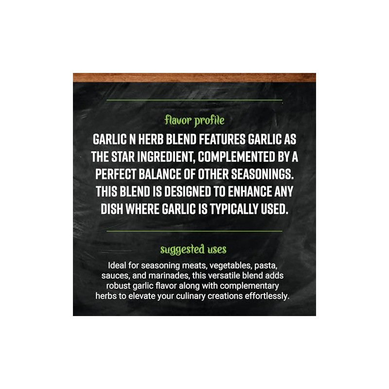 Frontier, Garlic N Herb, 1.94 Ounce