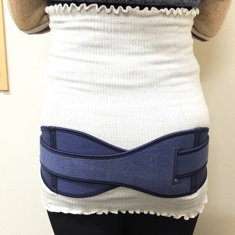 Aoba Toko-chan Belt II, Navy, L Size, Easy Pelvic Belt,