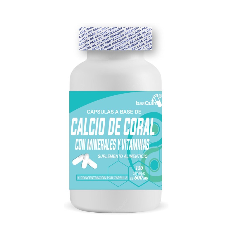 Calcio de Coral con Vitaminas C, D3 y E |