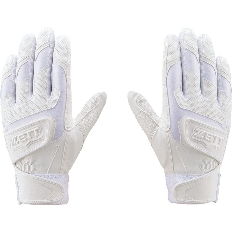 ZETT BG419HS Batting Gloves, Impact Zet, Double Belt, Ambidextrous, Compatible