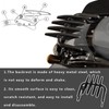 WORLDMOTOP Motorcycle Stealth Luggage Rack Gloss Black Detachable Trunk Rack
