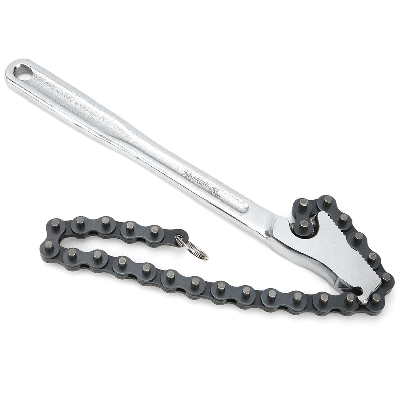 Chain Wrench High Hardness Surface Polished ChromePlated Chrome Vanadium Steel
