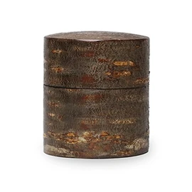 Fujiki Denshiro Shoten 30290 Soskin Tea Caddy (Flat), Marbled Skin