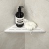 Bernkot Corner Shower Shelf, 304 Stainless Steel with Slot Design