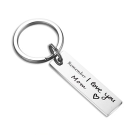 TGCNQ Mothers Day Gifts for Mom - Remember I Love You Mom Keychain