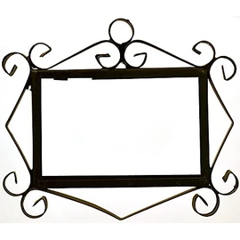 Green Floral Ceramic House Numbers & Letters Tile Size 7.5cm x 3.5cm 2 to 10 Tile Frames (2 Tile Frames)
