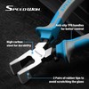 SPEEDWOX Glass Running Pliers with Rubber Tips 8 Inch Flat