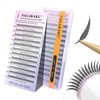 NAGARAKU Comic Spire Eyelashes, 240 Fans, Feather Shape, Manga, Anime,