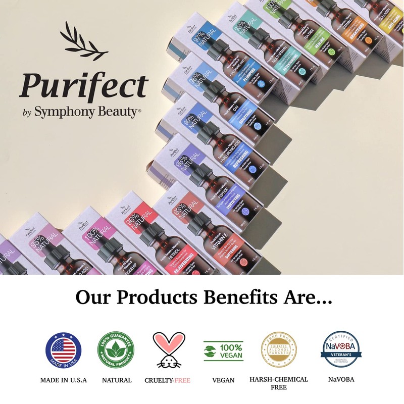 Purifect Brightening Vitamin C and Vitamin E Facial Serum, Softens