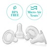 Evenflo 4 Pack Classic Silicone Nipple, Medium Flow (3-6 months)