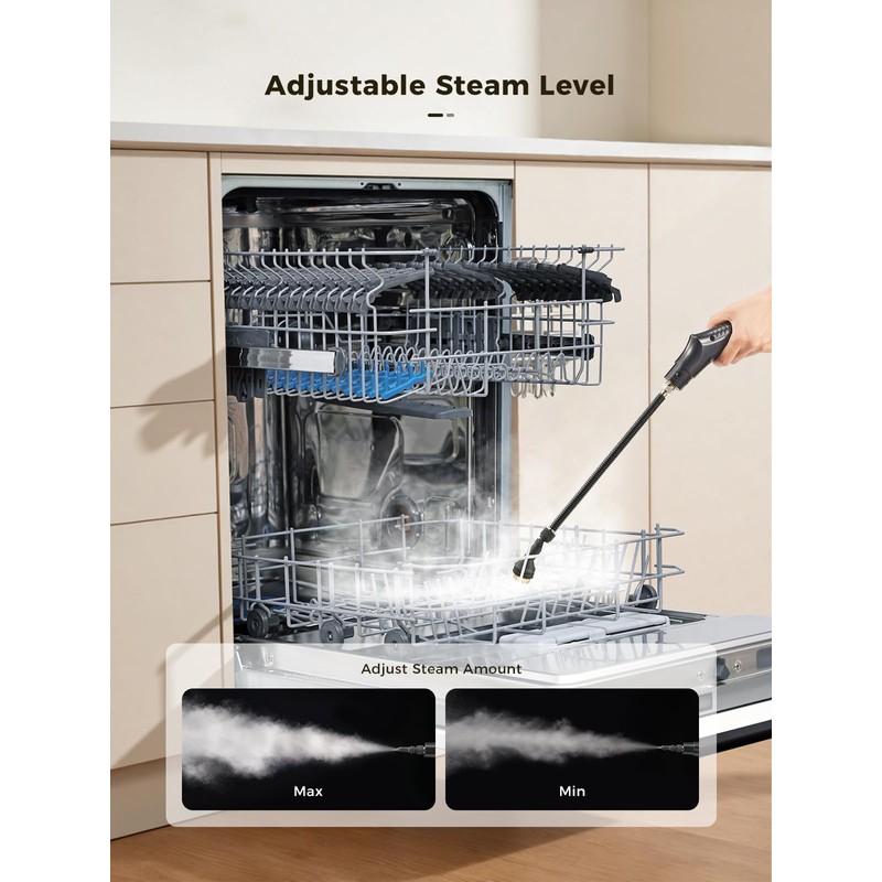 Handheld Steam Cleaner, Reemix Steam Cleaner 2500W for Cleaning with