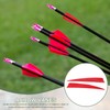 YELARXI Arrow Vanes Turkey Archery Arrows Feathers Fletching, 5 Inch