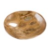 wohnfreuden Teak Wood Bowl Brown Round 25 cm Natural Wood