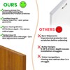 Enjaya 4pcs Cabinet Protectors for Kitchen Cabinets, Plastic Cabinet Door