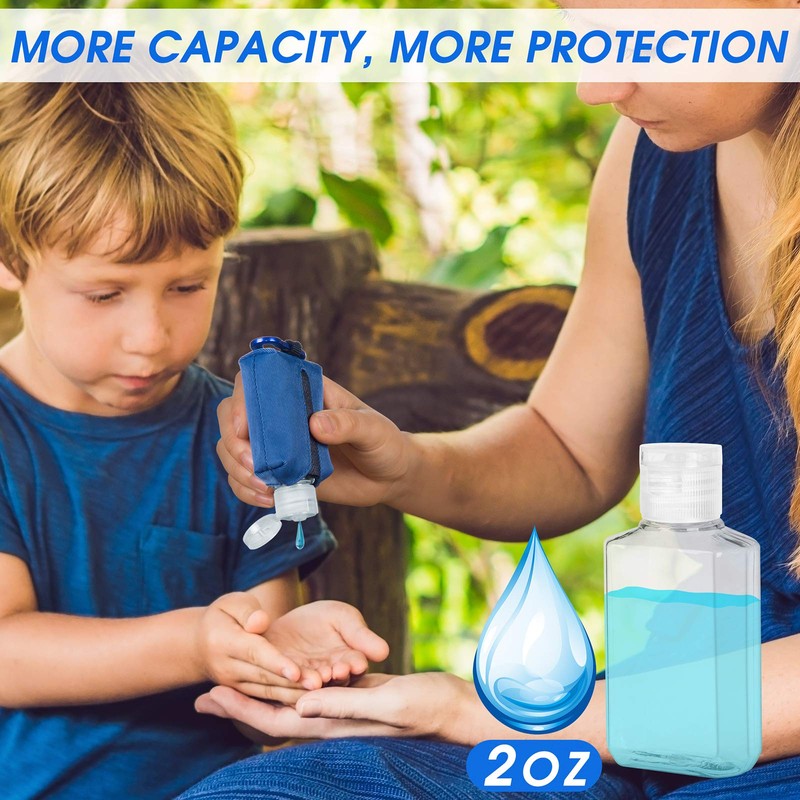 Jollsung Hand Sanitizer Bottle Case Holder, Travel Size Empty Bottle