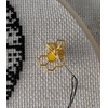 Golden Honeybee Magnetic Needle Minder