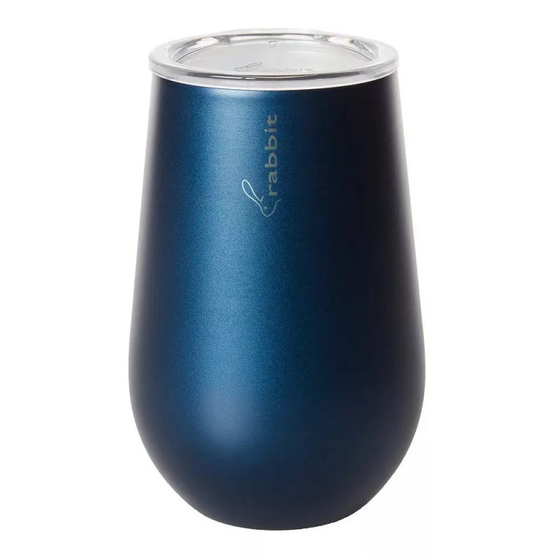 Rabbit 4 Vasos Con Tapa De Acero Inoxidable, 354 Ml,