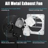 Criditpid 14 Inch Shutter Exhaust Fan with Speed Controller and