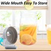 Mason Jar Pitcher Wide Mouth 32 OZ 2 Pack Glass