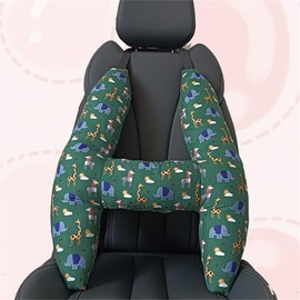 Car Travel Pillow for Kids Adults Soft Neck Pillow Head and Body Support Pillow Breathable Seat Pillow Car Aircraft Travel Pillow Neck Support Pillow Cushion for Long Journey Travel Accessories