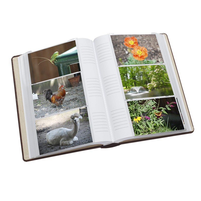 Old Town Bonded Leather Photo Album, 2 Pack (3up, Black)