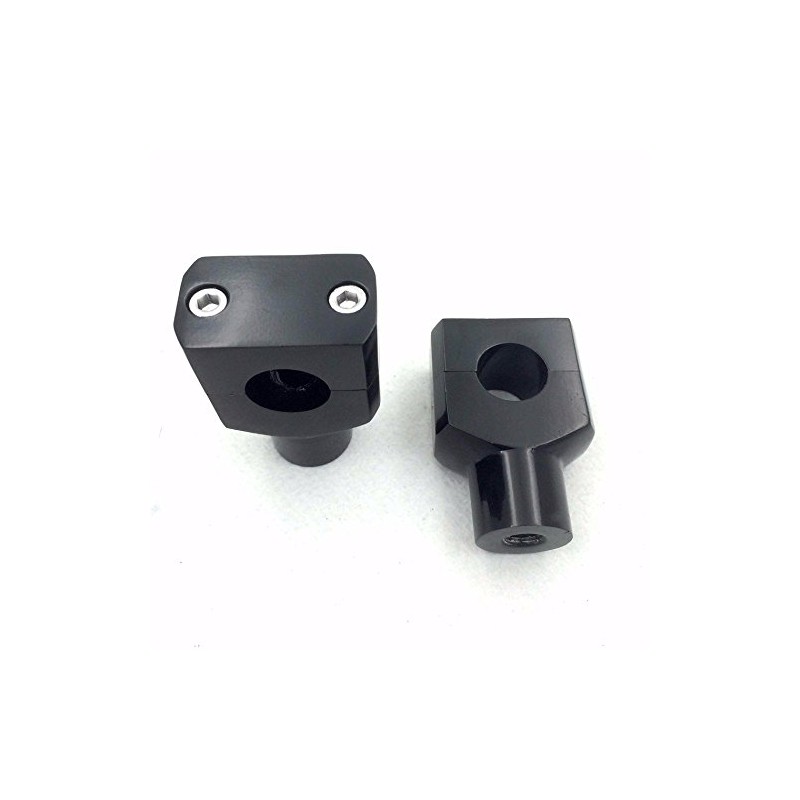 XHT(BC)- Black Round 7/8" 22mm 7/8 Inch Handlebar Riser Clamps