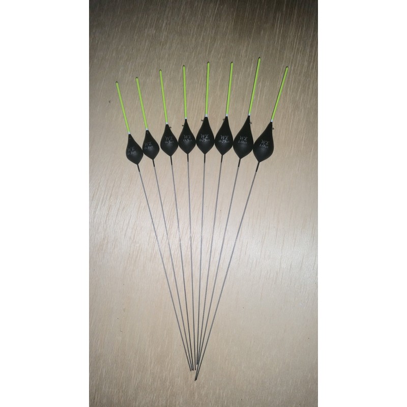 8 x Assorted Pole Floats (Pack 331Y8)