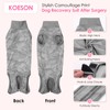 KOESON Recovery Suit for Dogs After Surgery, High Neck Dog