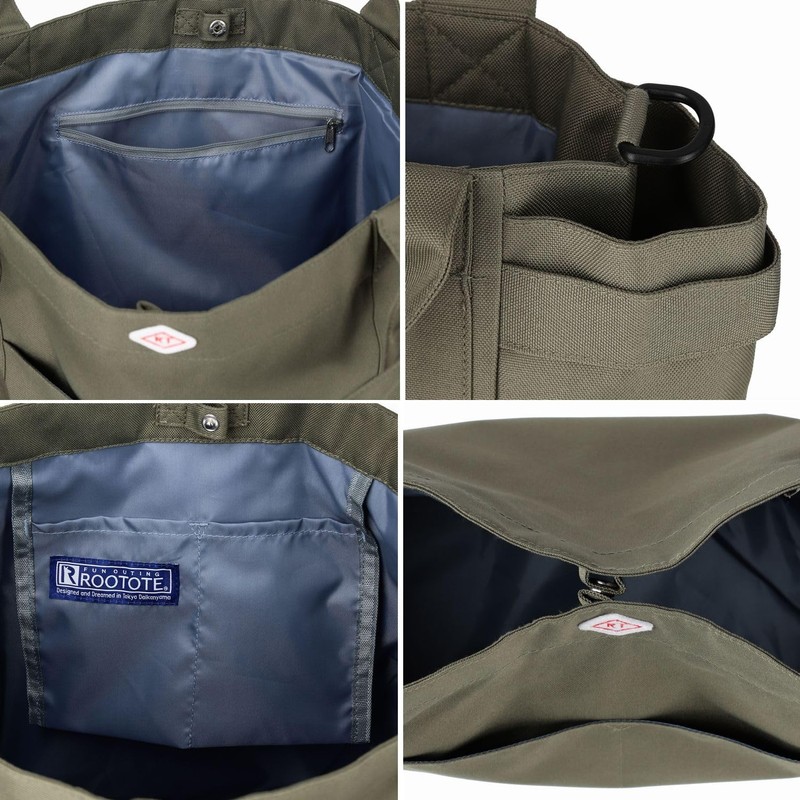 Route 3157 Waterproof Lightweight Tote Bag, SN, Medium, Black 2