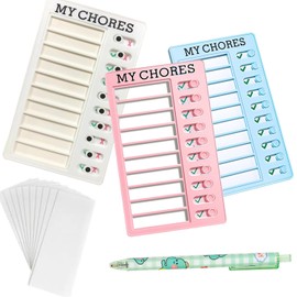 Pack of 3 To Do List Wipe-Clean, To Do List Children, Daily Plan Children, Dry Erase To Do List Board, For Several Children Adults Home Travel, Efficient Task Management and Planning